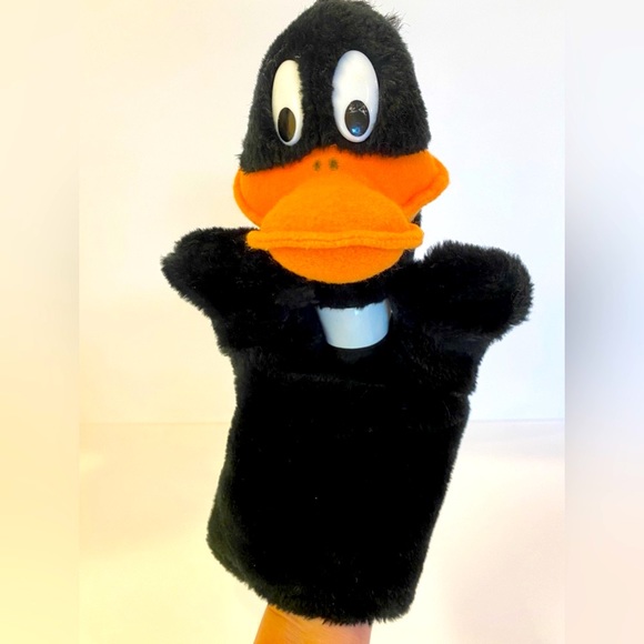 Vintage Daffy Duck and Tweety Bird Plush Puppets - Picture 7 of 11